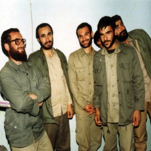 فرماندهان گردان های امیرلمومنین-موسی بن حعفر-امام حسن(ع)درکنارشهیدخرازی