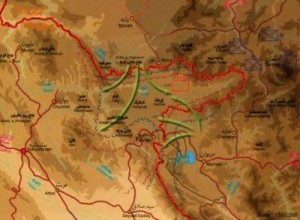 نقشه عملیات والفجر۴